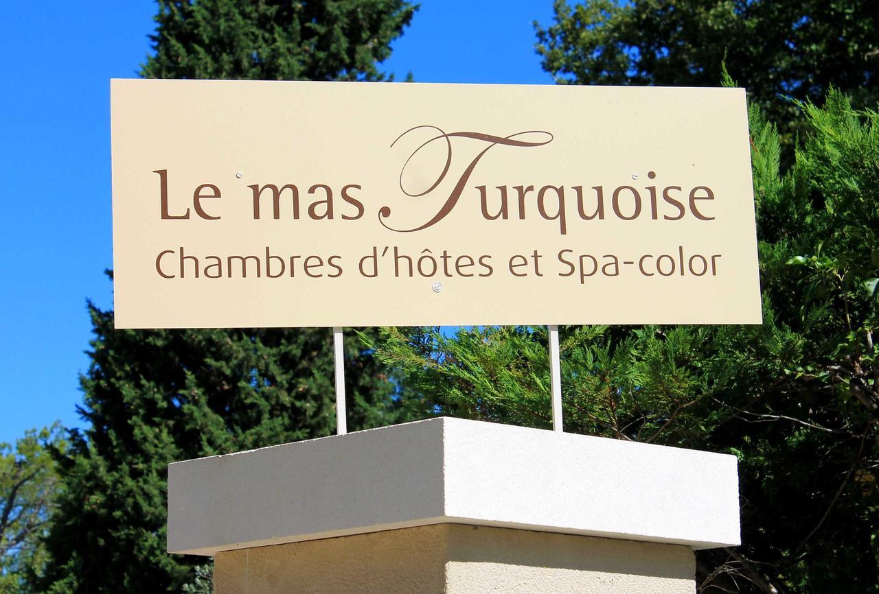 Bédarrides Le Mas Turquoise, B&B Spa-Color Inclus المظهر الخارجي الصورة